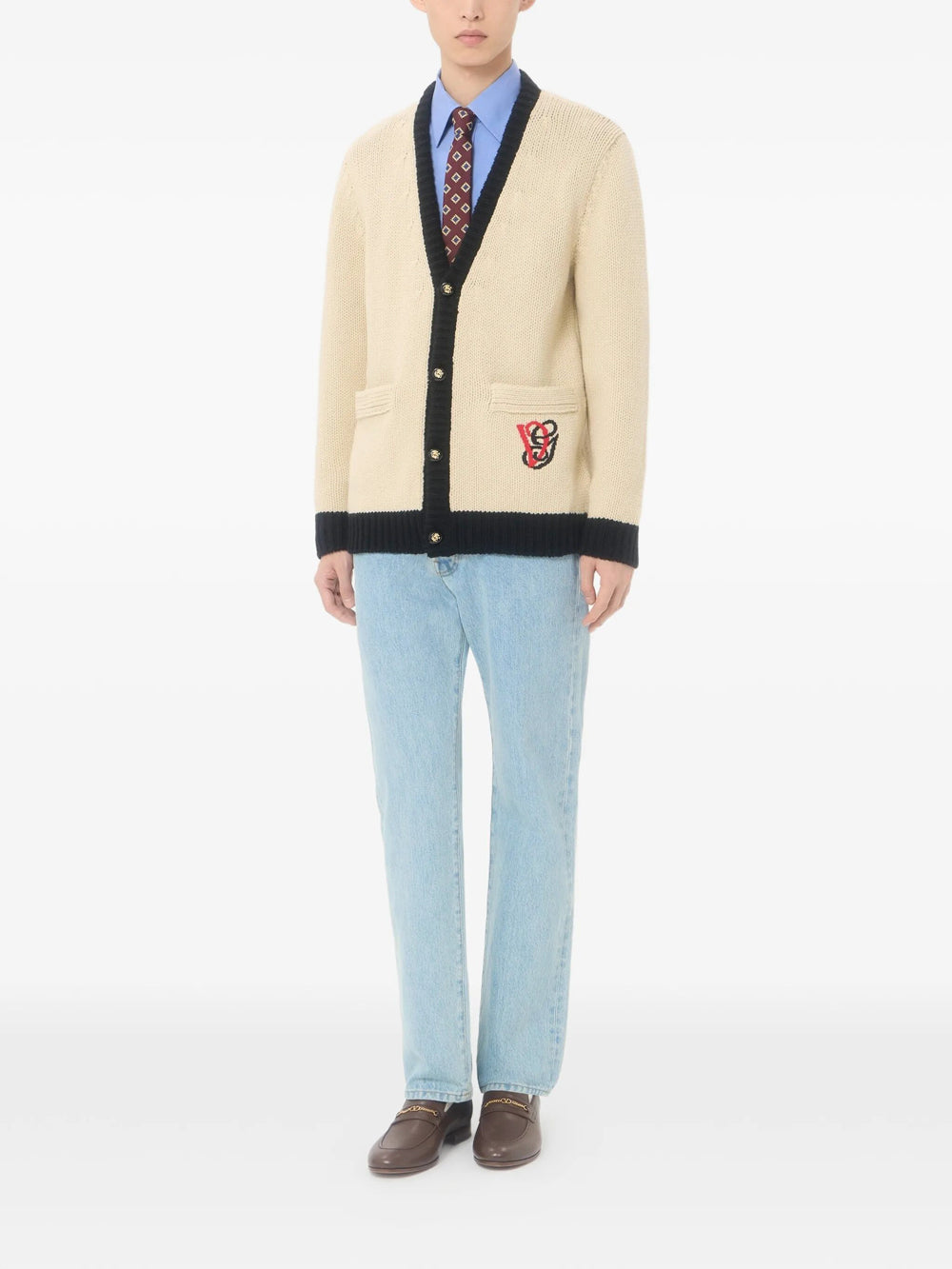 VALENTINO GARAVANI Valentino Garavani Men Valentino Oxford Cotton Shirt With Vgold