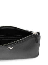 VALENTINO GARAVANI Valentino Garavani Men Valentino Garavani Vlogo Signature Grainy Calfskin Pouch