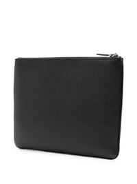 VALENTINO GARAVANI Valentino Garavani Men Valentino Garavani Vlogo Signature Grainy Calfskin Pouch