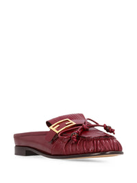 Fendi Women Baguette Leather Sabots