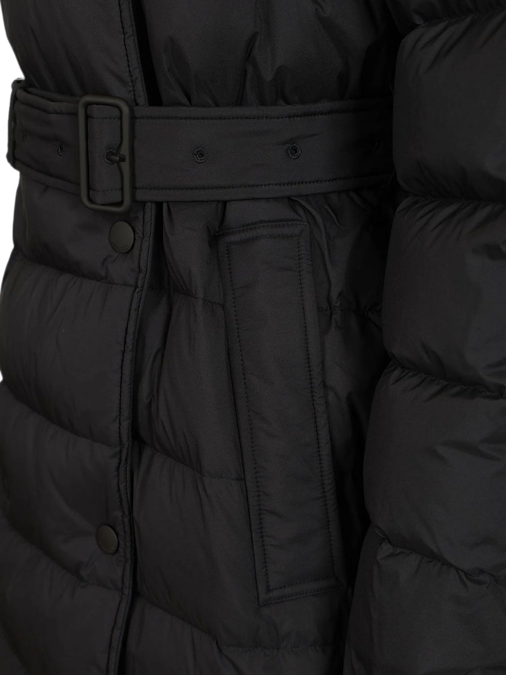 BURBERRY Burberry Women Belted Quilted Long Coat