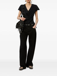 ISABEL MARANT Isabel Marant Women Nadrine Draped Cotton Jersey T-Shirt