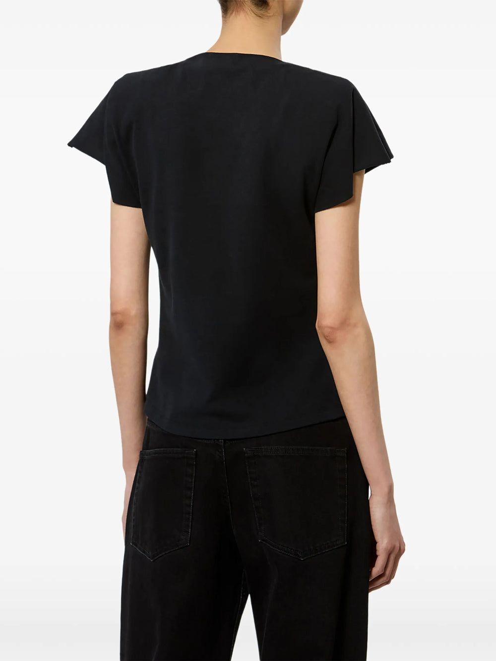 ISABEL MARANT Isabel Marant Women Nadrine Draped Cotton Jersey T-Shirt
