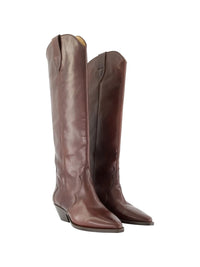 ISABEL MARANT Denvee Leather High Boots Women