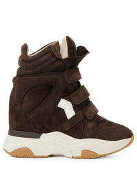 ISABEL MARANT Balskee High-Top Wedge Suede Sneakers Women