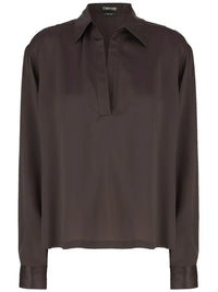 Tom Ford Women Peach-Feel Silk Satin Polo