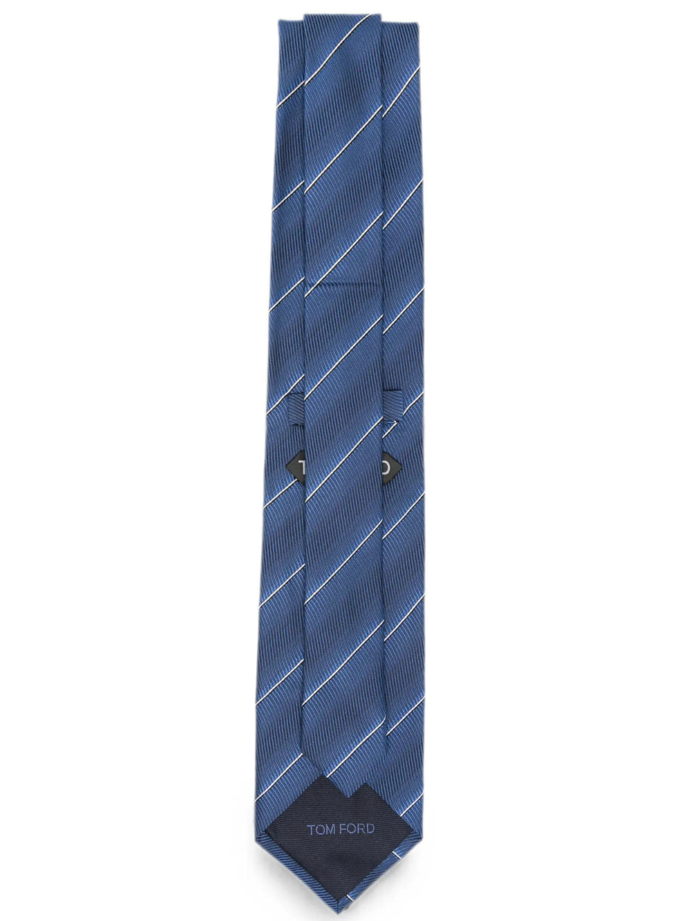 TOM FORD Stripe Tonal Weave Silk Tie Women