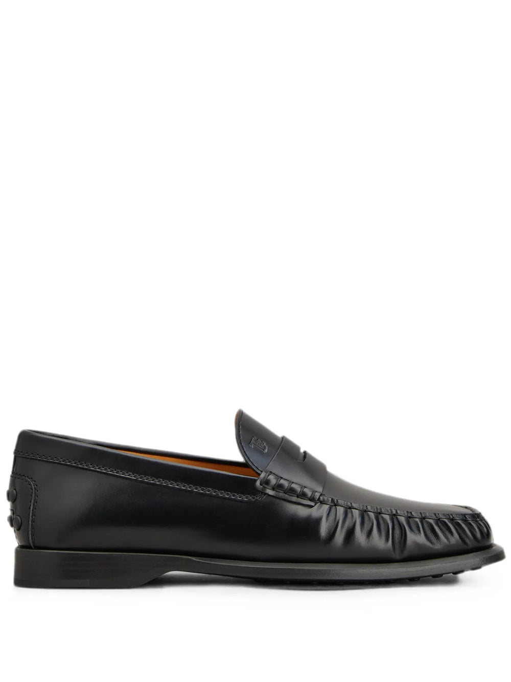 Tod's Men Gathered Penny Loafers With Rubber Sole