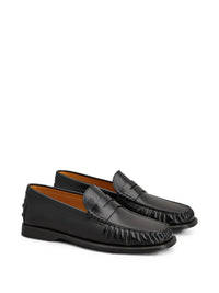 Tod's Men Gathered Penny Loafers With Rubber Sole