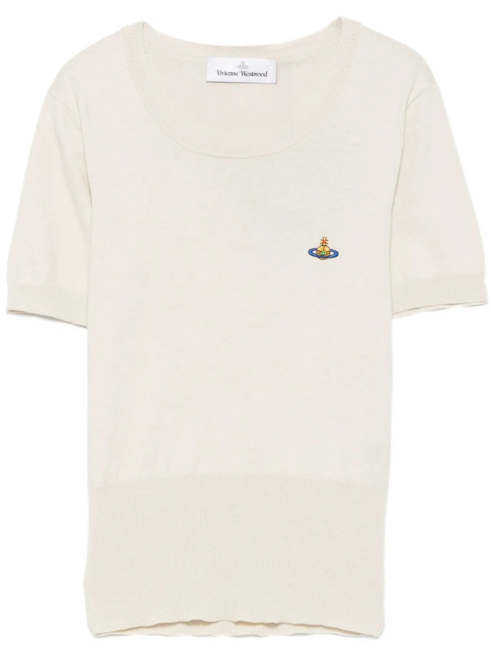 VIVIENNE WESTWOOD Vivienne Westwood Women Bea Orb-Embroidered Short-Sleeve Top
