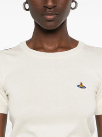 VIVIENNE WESTWOOD Vivienne Westwood Women Bea Orb-Embroidered Short-Sleeve Top