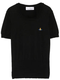 VIVIENNE WESTWOOD Vivienne Westwood Women Bea Orb-Embroidered Short-Sleeve Top