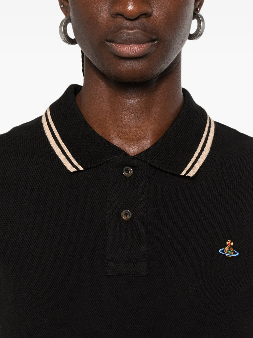 VIVIENNE WESTWOOD Vivienne Westwood Women Mini Classic Polo Shirt With Orb Embroidery