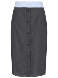 PRADA Gonna Midi Con Bottoni Women