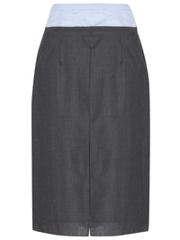 PRADA Gonna Midi Con Bottoni Women