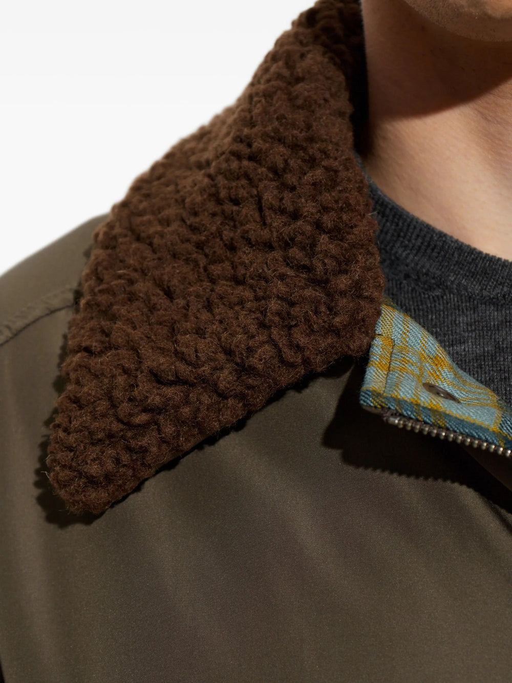 Maison Margiela Men Jacket With Shearling Collar