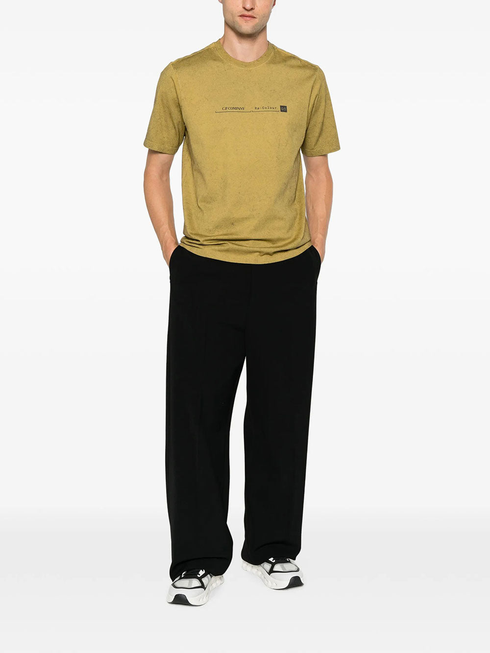 C.P. COMPANY C.P. Company Men Mercerized Jersey Logo-Print T-Shirt