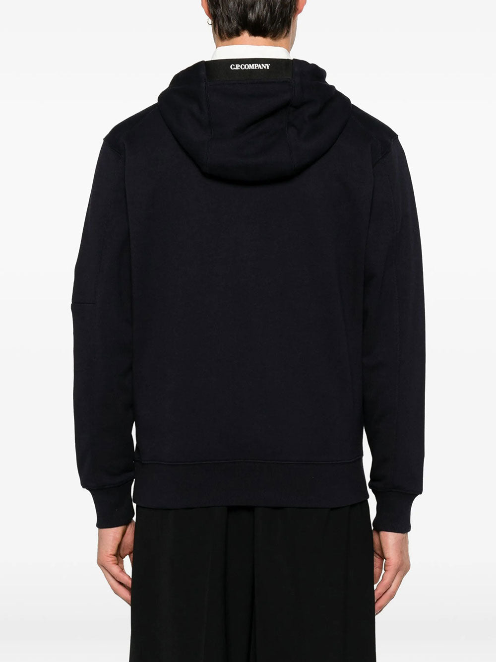 C.P. COMPANY C.P. Company Men Diagonal Raised Fleece Hooded Lens Sweatshirt