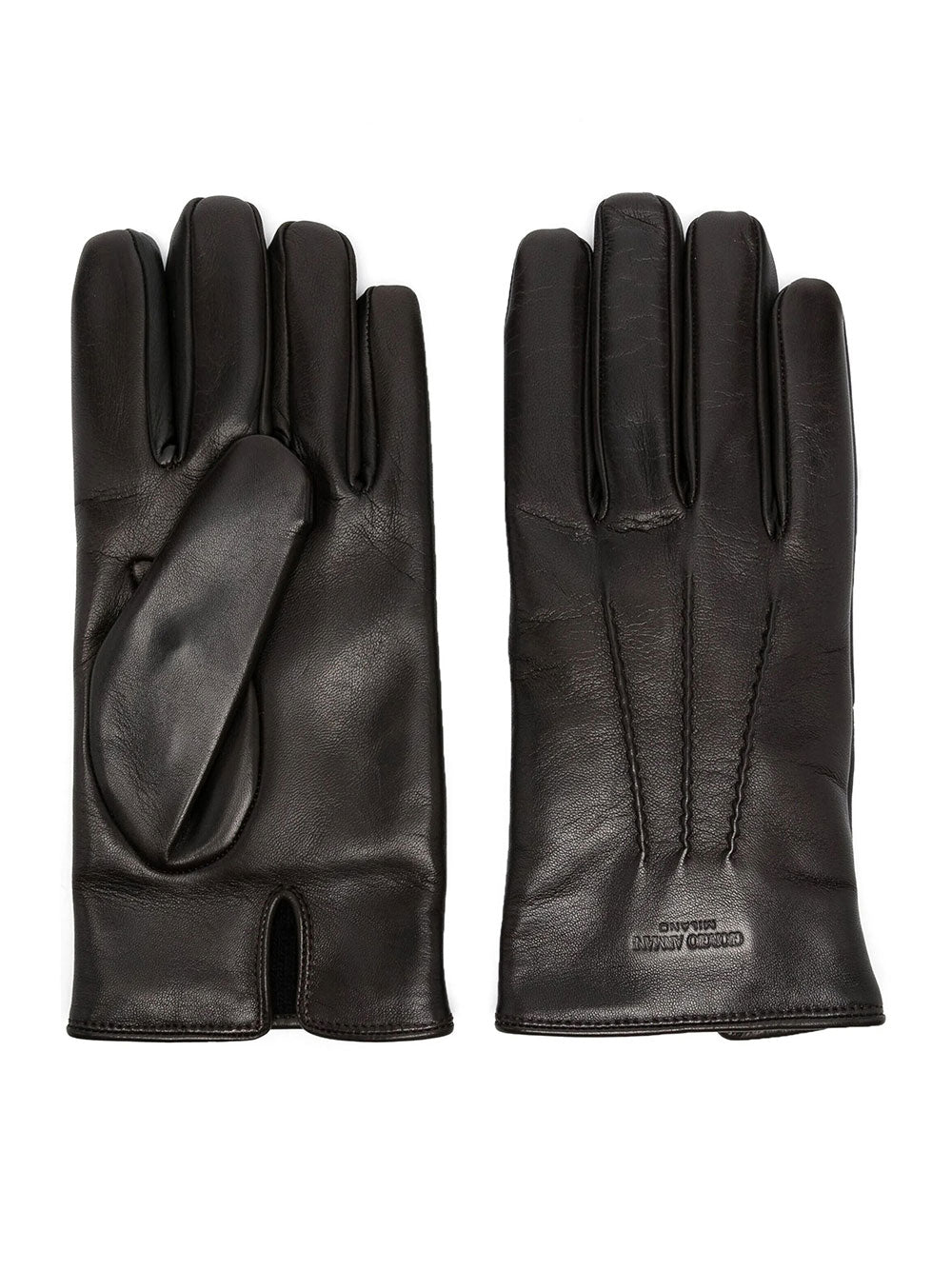Giorgio Armani Men Nappa Leather Gloves