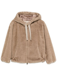 Herno Women Soft Faux-Fur Hooded Jacket