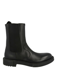 Ferragamo Mens Loreno Leather Chelsea Boots