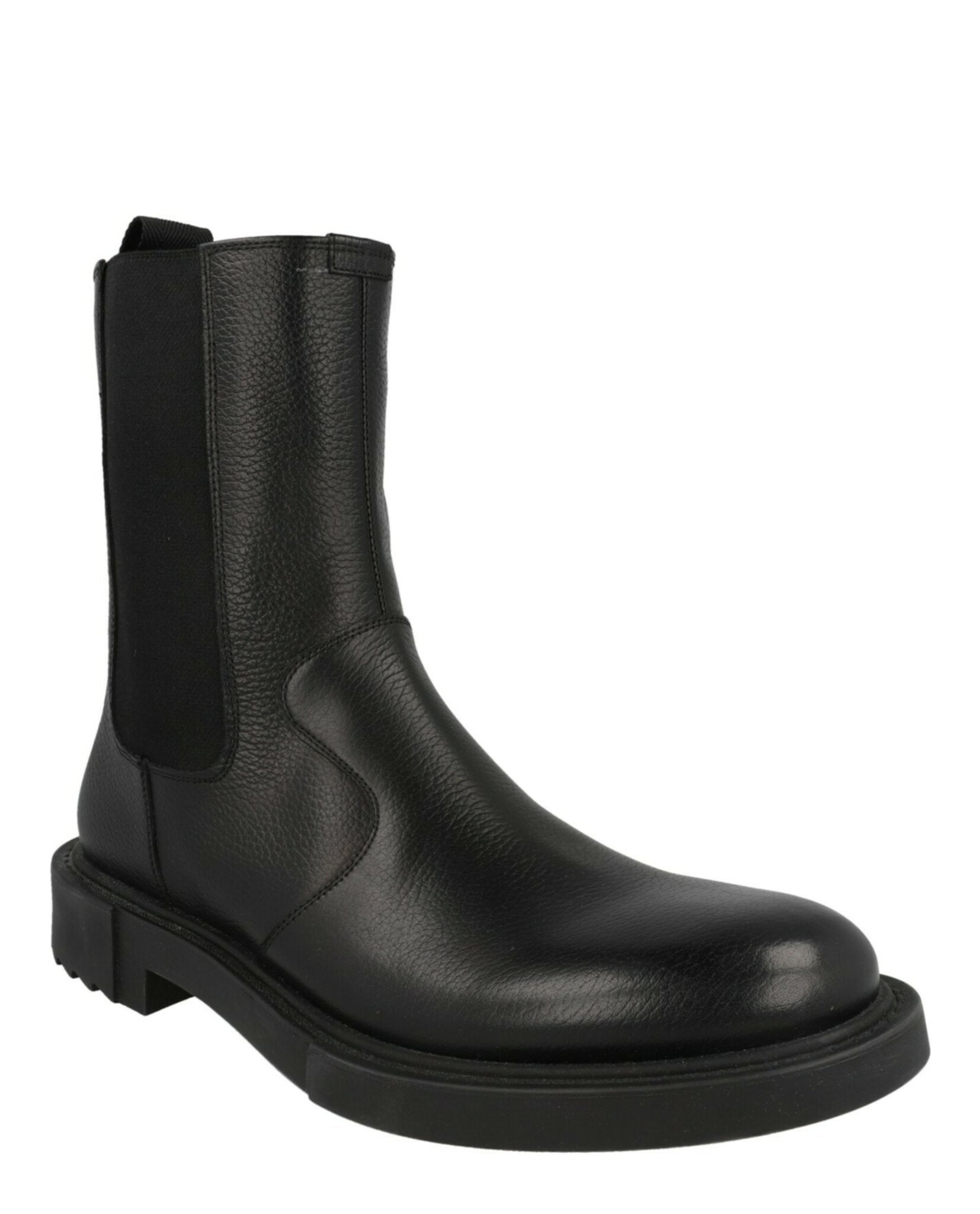 Ferragamo Mens Loreno Leather Chelsea Boots