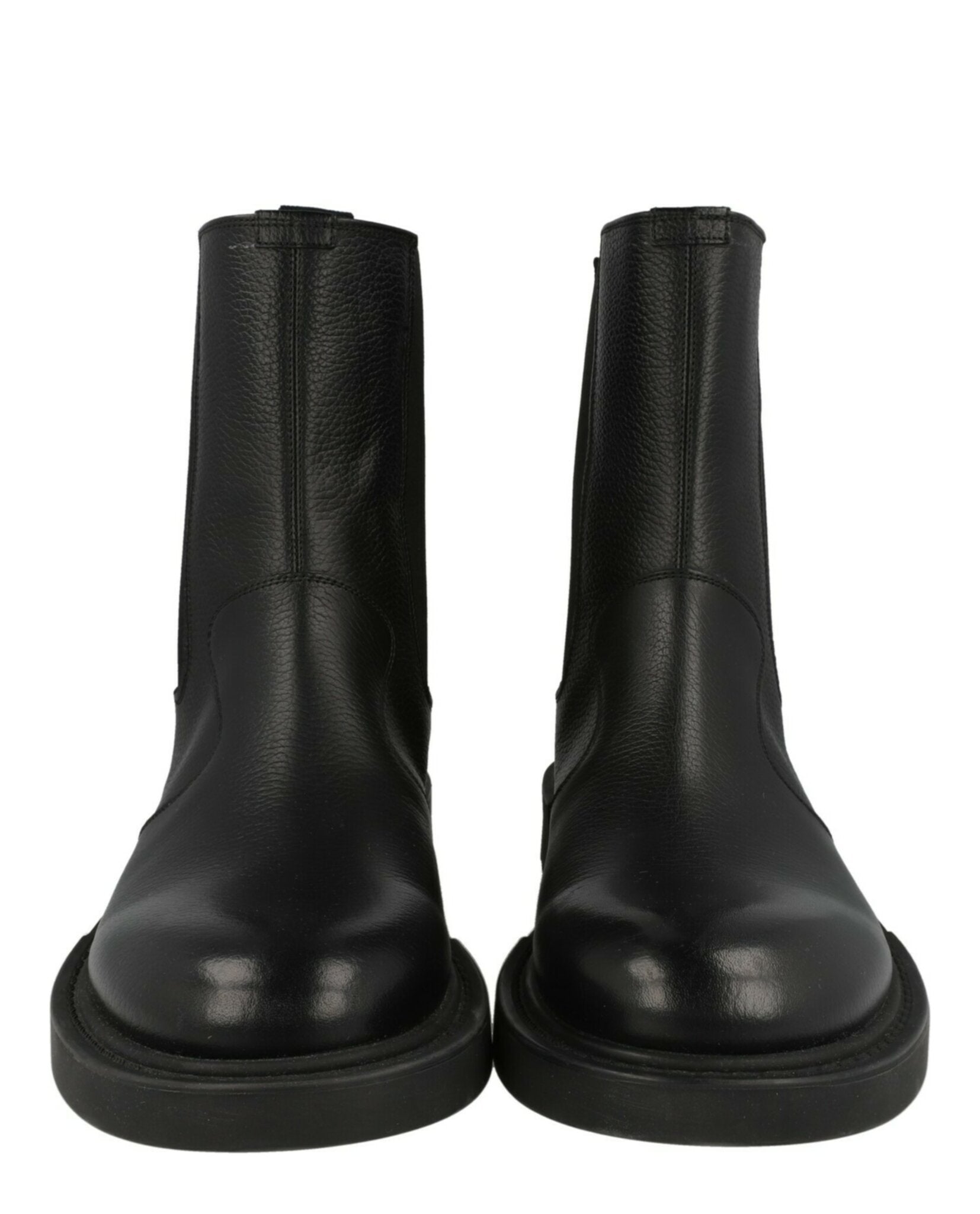 Ferragamo Mens Loreno Leather Chelsea Boots