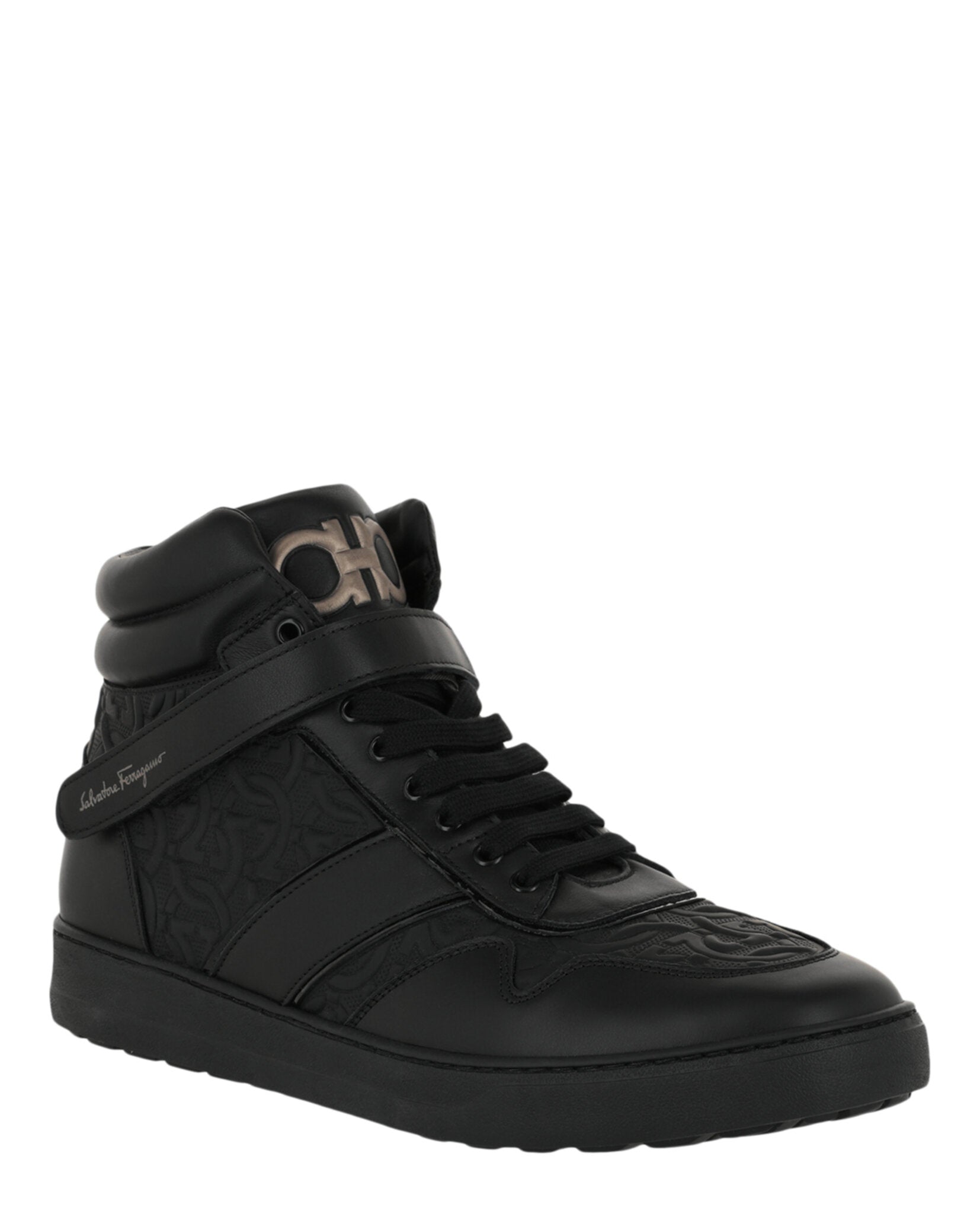 Ferragamo Mens Noe High-Top Sneakers