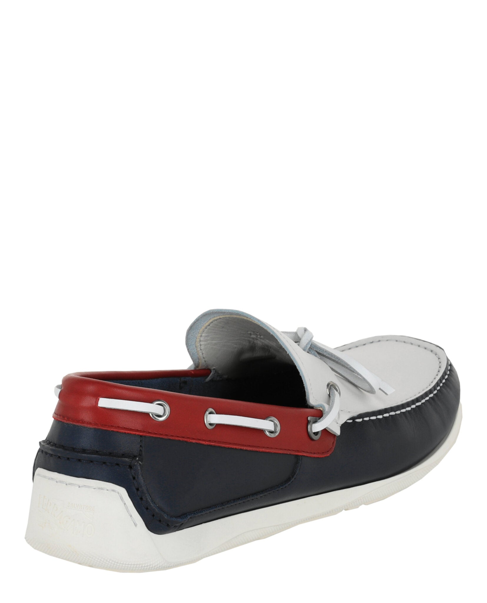 Ferragamo Mens Marlin Boat Shoes