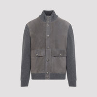 Brunello Cucinelli Padded Leatherjacket Men