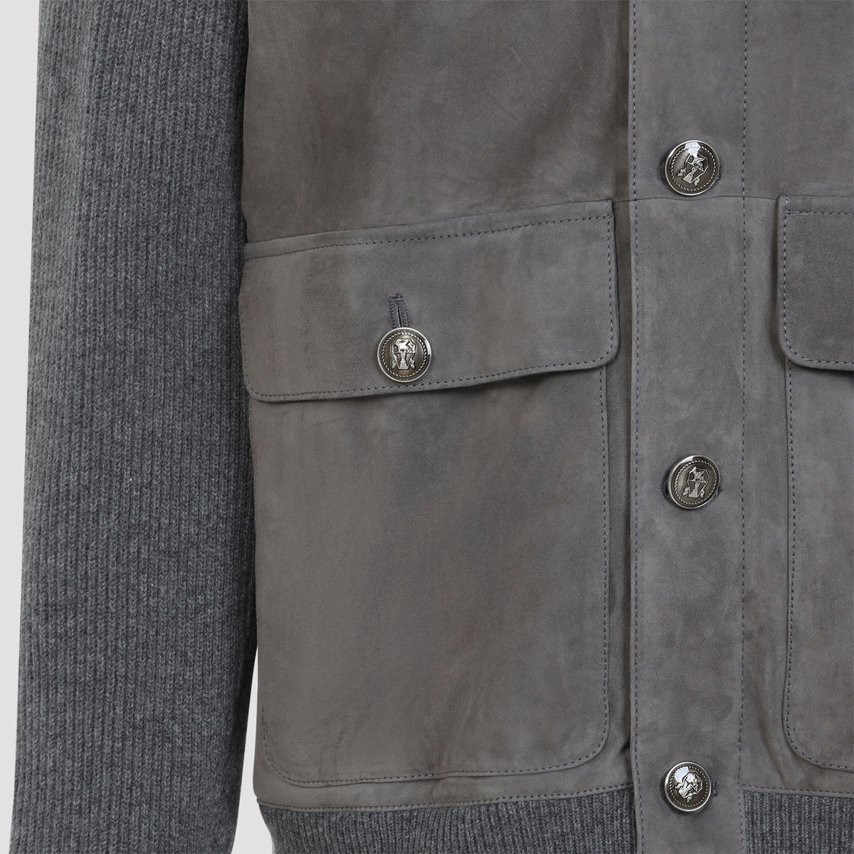 Brunello Cucinelli Padded Leatherjacket Men