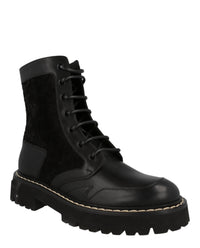 Ferragamo Mens Iuri Combat Boots