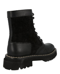 Ferragamo Mens Iuri Combat Boots