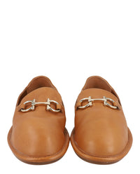 Ferragamo Mens Alete Leather Loafers