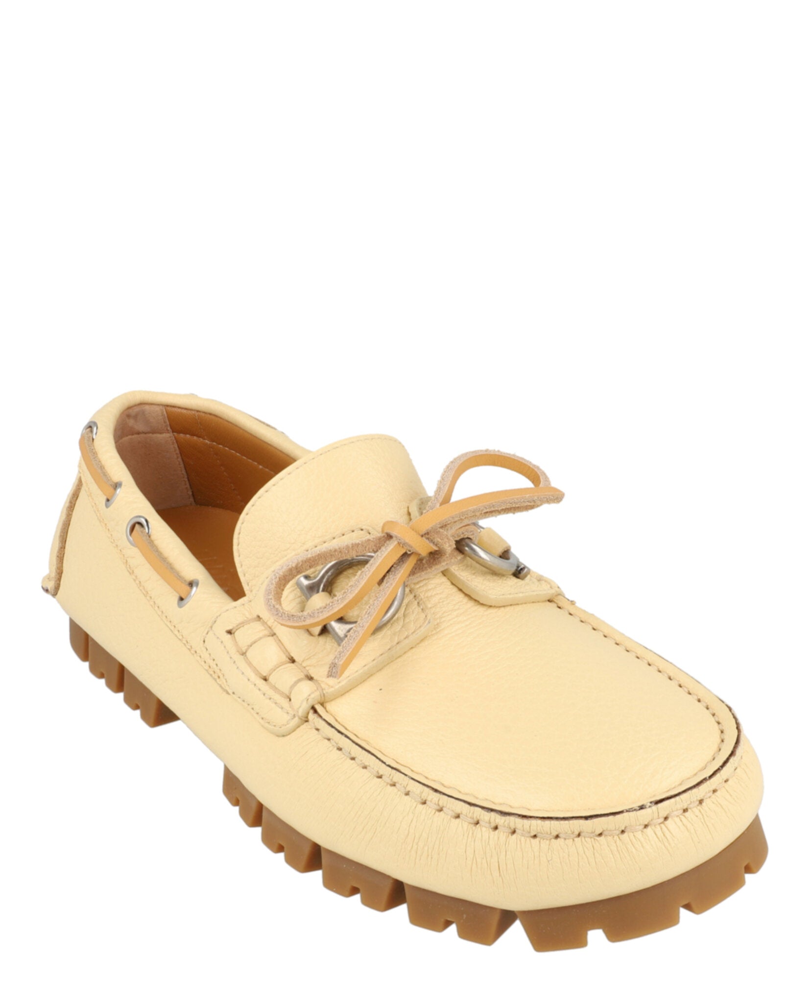 Ferragamo Mens Giosue Leather Loafers