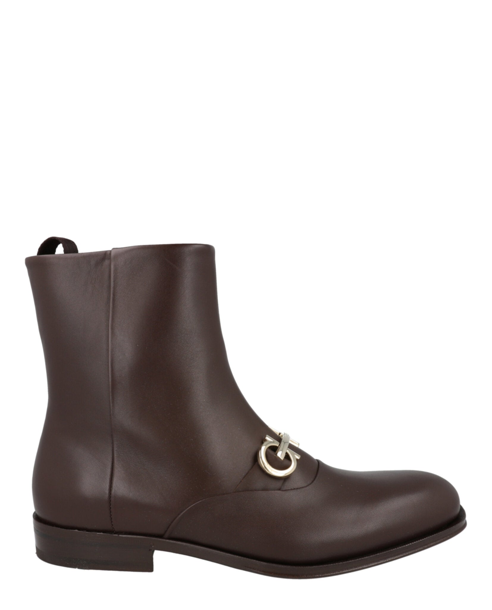 Ferragamo Mens Geremia Gancini Ankle Boots