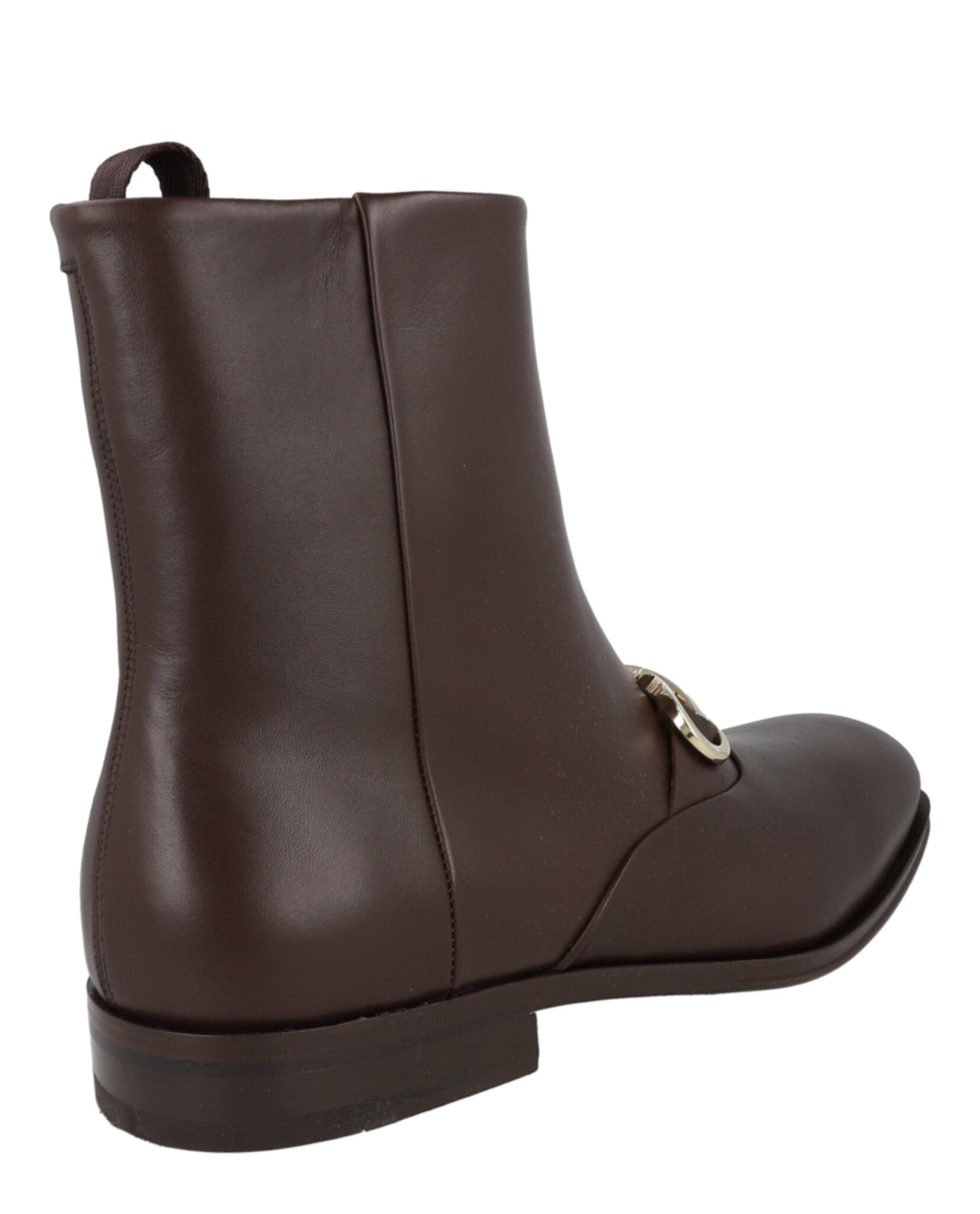 Ferragamo Mens Geremia Gancini Ankle Boots
