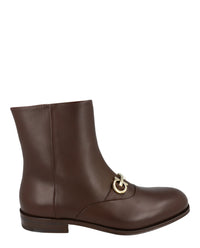 Ferragamo Mens Geremia Gancini Ankle Boots