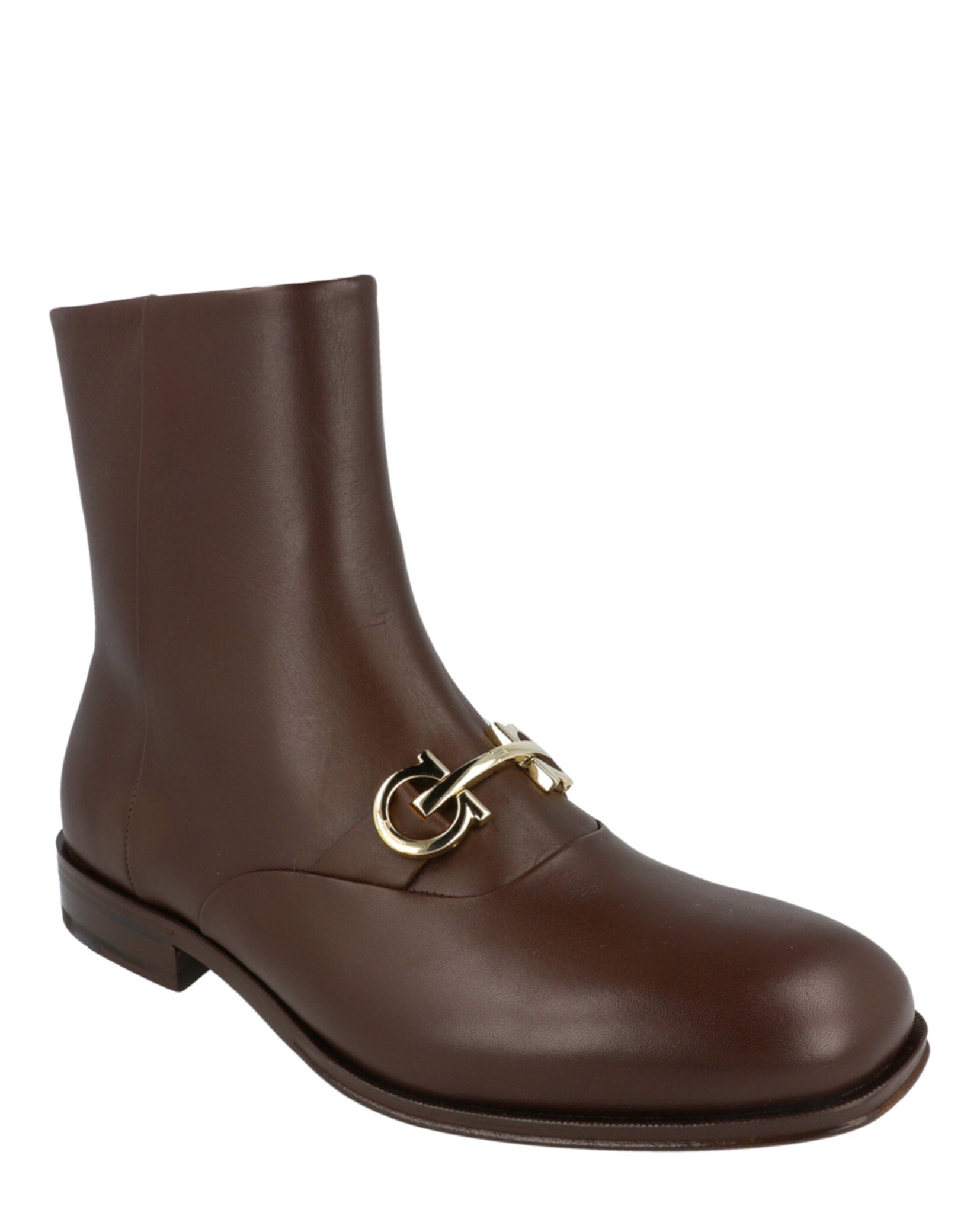 Ferragamo Mens Geremia Gancini Ankle Boots