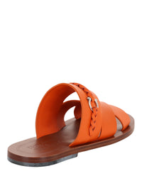 Ferragamo Mens Giotto Leather Slides