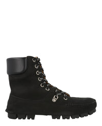 Ferragamo Mens Grifo Hiking Boots Black