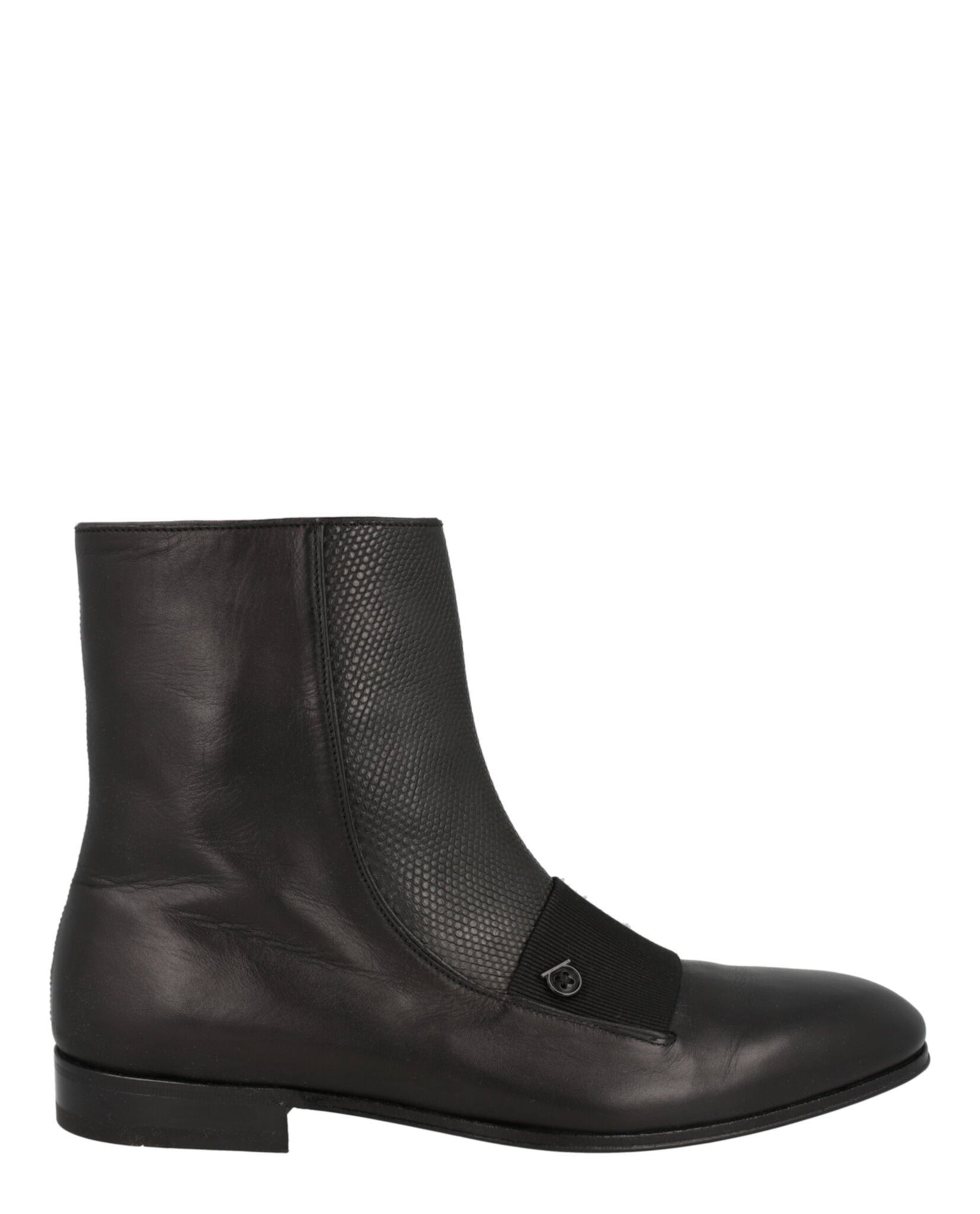 Ferragamo Mens Geminiano Gancini Ankle Boots