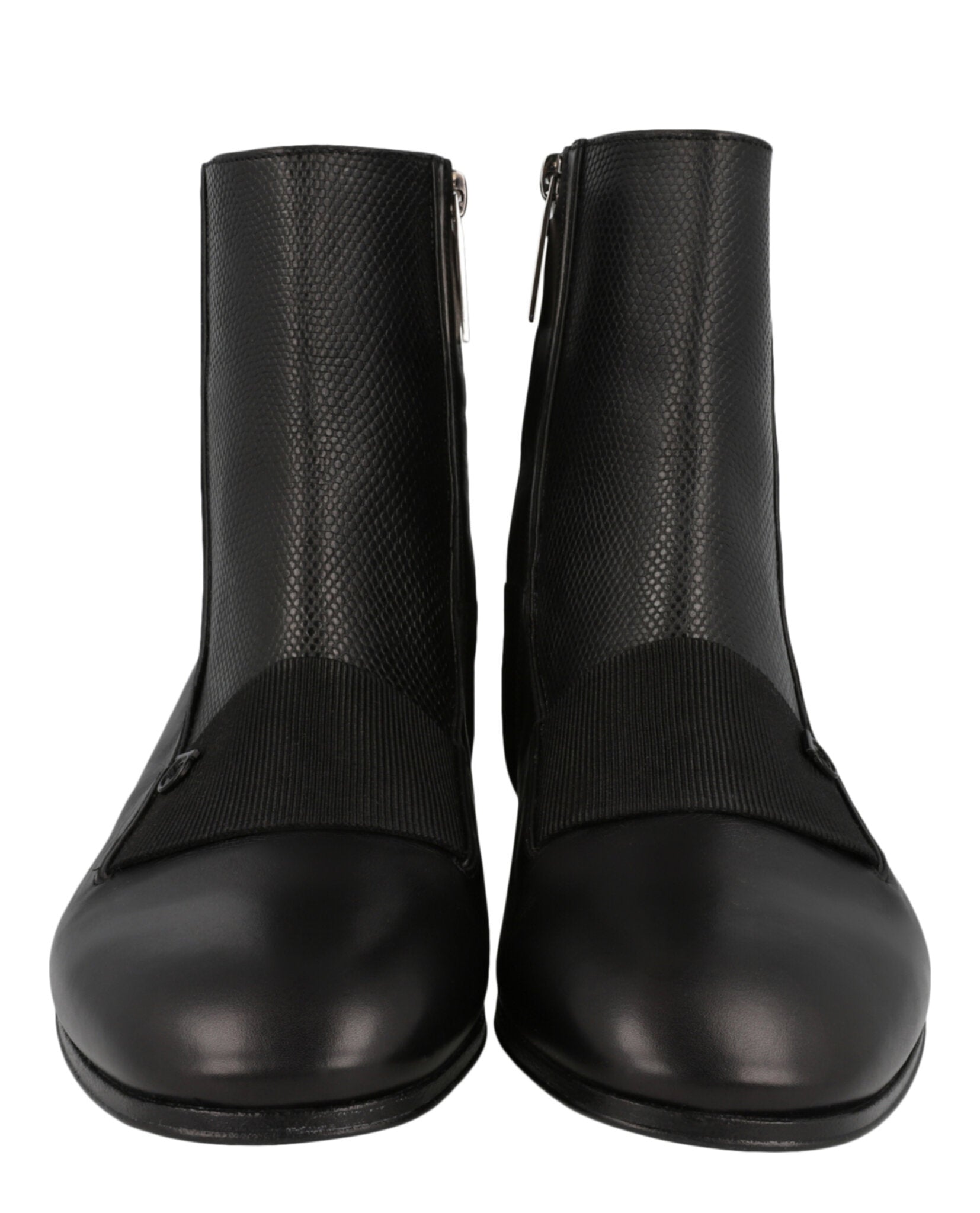 Ferragamo Mens Geminiano Gancini Ankle Boots