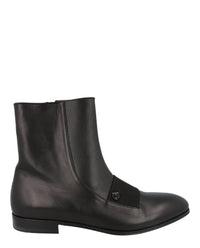 Ferragamo Mens Geminiano Gancini Boots - Wide Width