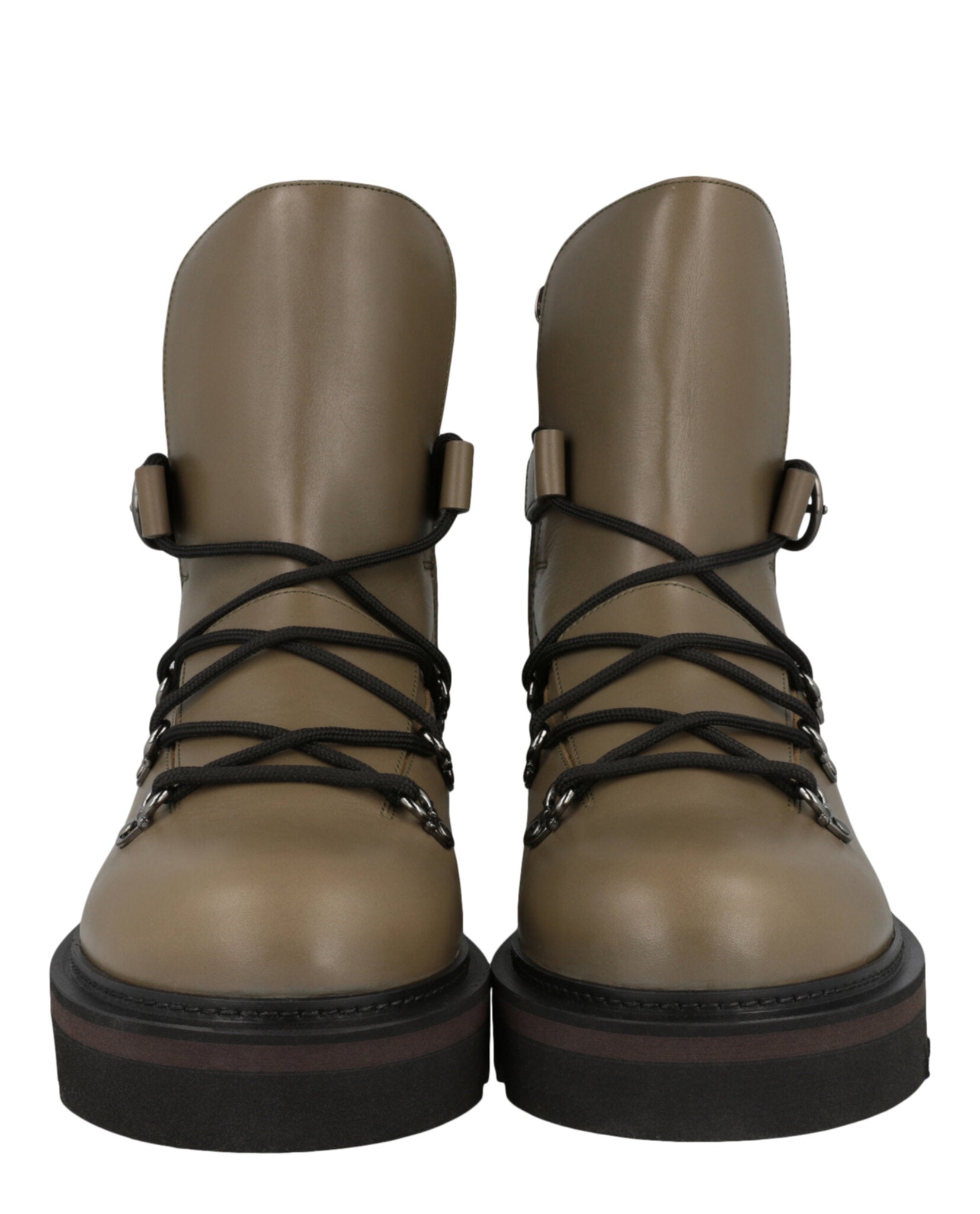 Ferragamo Mens Giulio Lace-Up Demi Boots