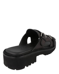 Ferragamo Mens Girby Leather Slides