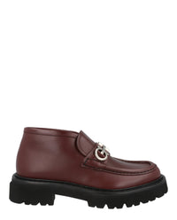 Ferragamo Mens Geffer 2 Gancini Ankle Boots