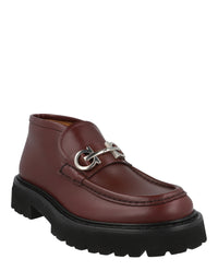 Ferragamo Mens Geffer 2 Gancini Ankle Boots