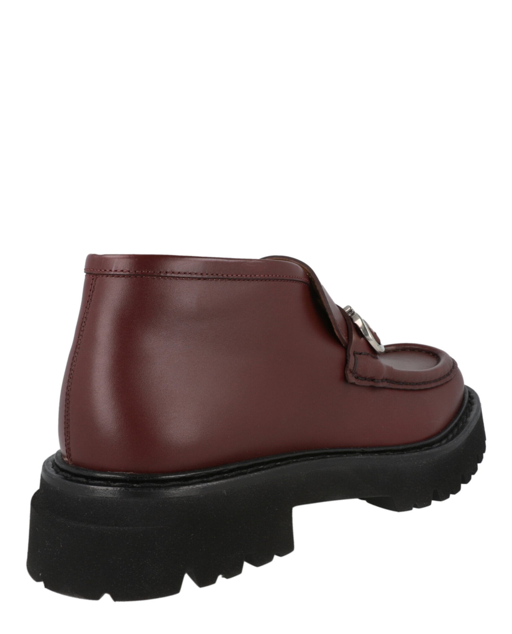 Ferragamo Mens Geffer 2 Gancini Ankle Boots