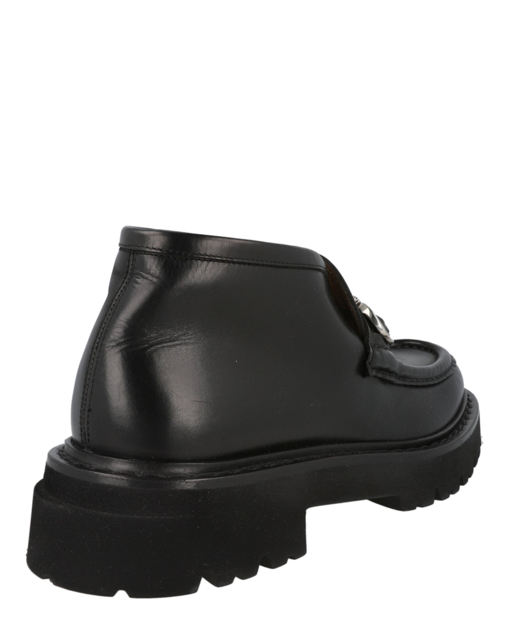 Ferragamo Mens Geffer 2 Gancini Ankle Boots